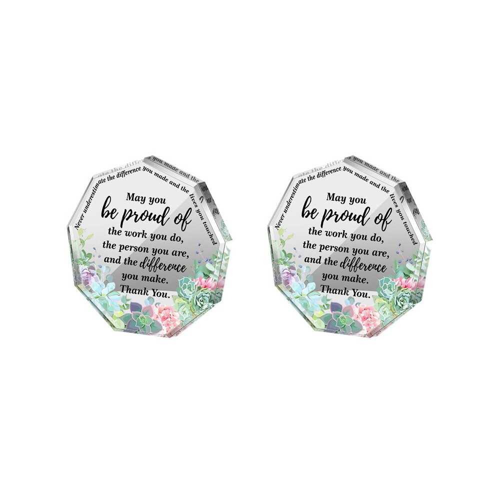 Exogio 2X Gift For Friend Friendship Gift For Woman Birthday Gifts For Friend Going Away Gifts Plaque For Coworker