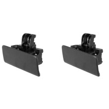 2X for Punto Black Glove Box Front Lid Handle Catch New and 735426145 RHD