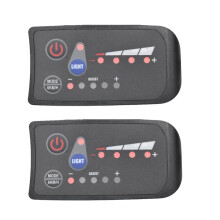 2X S810 E-Bike-MessgeräT, LED-Anzeige, 36V, IP65 für Elektrofahrrad, Elektrofahrrad-MessgeräT, 5 PIN