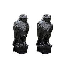 2X Maltese Falcon Statue Shelf Decorations Maltese Falcon Replica From the Film Prop Replica Handmade Resin Sculpture