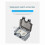 2X Outdoor Socket Waterproof Socket with  Indicator Light, Wall Socket Wet Room Surface-Mounted Protective Contact 8