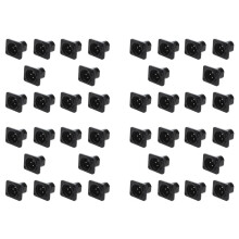 XLR Male Plug Straight Terminal Panel Mounted Connector 40 Pieces
