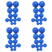 48 Piezas de Ventosas Azules de Cuidado de la Salud Ventosas de Silicona Ventosa de Masaje