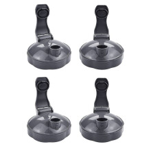 4x Tampa de AcessóRios Do Liquidificador, Vire As Tampas Superiores PeçAs de ReposiçãO para Copos Nutribullet 600W e 900W 18/24/32 Oz