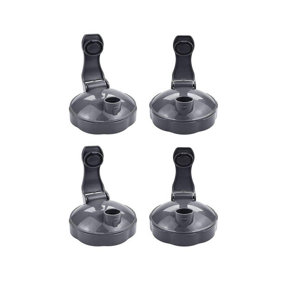4X Blender Accessories Lid, Flip The Top Lids Replacement Parts For Nutribullet 600W And 900W 18/24/32 Oz Cups Exogio