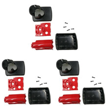 3X M12 Li-Ion Battery Plastic Case Without PCB Protection Circuit Board for 12V 48-11-2411 18650 Li-Ion Battery