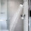 4X Shower , High Pressure 5 Settings Showerhead with Adjustable Swivel  Joint 5