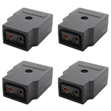 4X Female D-Tap P-Tap Power Type B Rewirable Diy Socket for Camcorder Rig Power Cable V-Mounty (Female D-Tap Plug)