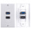 20x 2Port +USB 3.0 Female Wall Face Plate Panel Outlet Socket Extender White 3