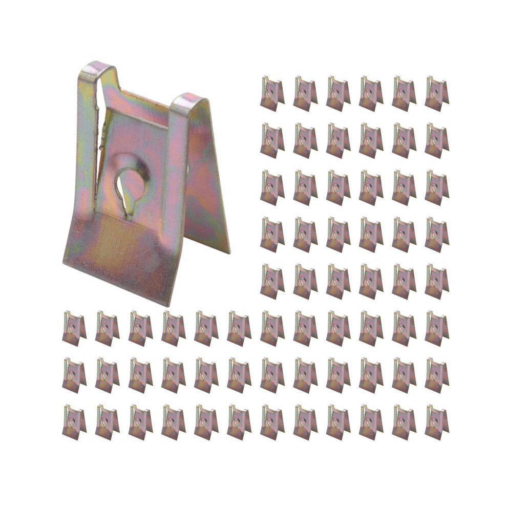500Pcs Tone Spring Metal Car Door Panel Spire Screw U-Type Clips Bronze 6032357068741
