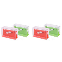 4 Pezzi Infila Aghi Automatici, Infila Aghi per Strumenti da Cucire, Infila Aghi Automatici per Cucire un Mano (Verde + Arancione)