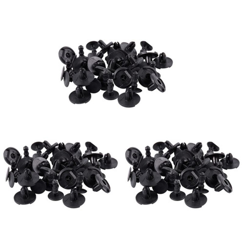 60 Pcs  Lock Push Screw Pin Clips