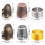 12 Pieces Sewing Thimble Finger Protector,Adjustable Metal Finger Shield Protector for Sewing Embroidery Needlework 6