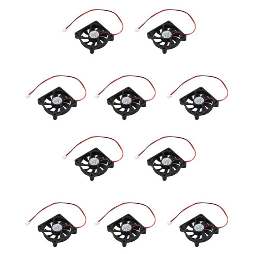 10X Desktop PC-Behuizing  12V 0,16A 60Mm 2-Pins Koeler Koelventilator