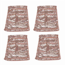 4X Rectangle Sequin Tablecloth Banquet Table Runner Wedding Reception Party Decor, Rose Gold