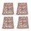 4X Rectangle Sequin Tablecloth Banquet Table Runner Wedding Reception Party Decor, Rose Gold 1