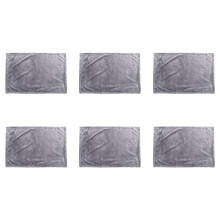 6X Solide Weich Wohn Zimmer Schlaf Zimmer Klimaanlage Bettdecke Schlafsofa Babydecke Solid Farbe Warmschutz Knie
