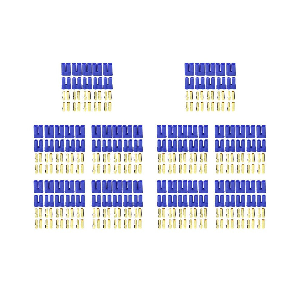 50 Pairs Of Ec5 Banana Plug Bullet Connector Female+Male For Rc Esc Lipo Battery/Motor 6034126732037