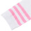 2pair Womens Athlete Thin Stripes Solid Thigh Highs Tights over Knee Socks White W 7