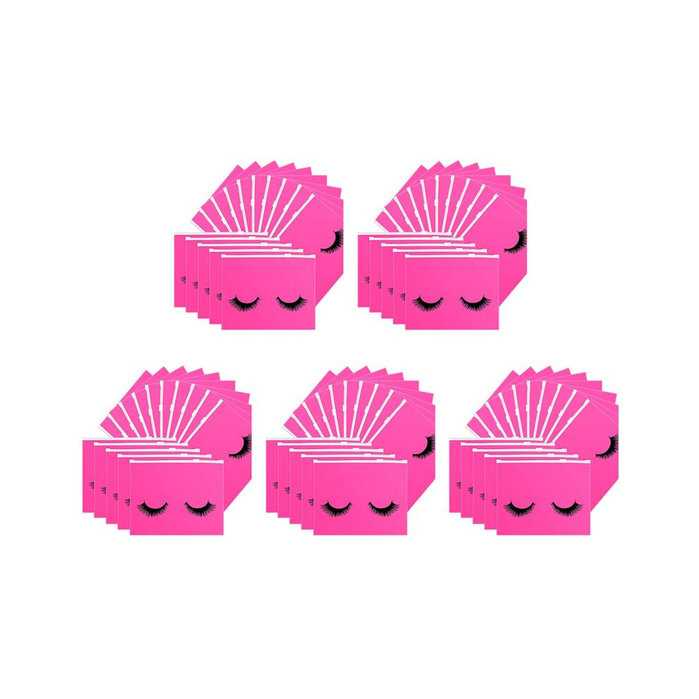 150 Pieces Eyelash Aftercare Bags Plastic Makeup Bags Toiletry Makeup Pouch Cosmetic Travel with Zipper S