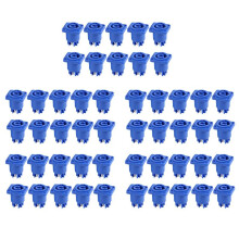 50PCS Powercon Connector 3 Pins 20A 250V Power Speaker Panel Socket Female for LED Screen Stage Lighting,