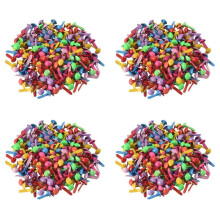 Set of 800 Parisian Fasteners Multicolor Paper Stamping Scrapbooking DIY Tool 4.5mm