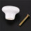 4pcs Ceramic Door Round Handles Kitchen Cabinet Cupboard Wardrobe Pull Knobs White S 4