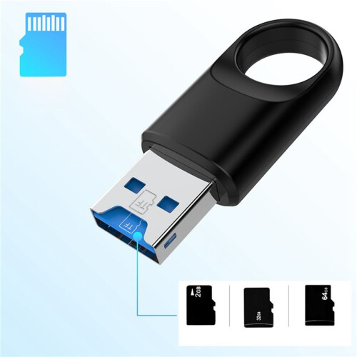 2X USB /TF Card Reader USB 3.0  Mobile Phone Memory Card Reader High Speed USB Adapter for Laptop Accessories 2