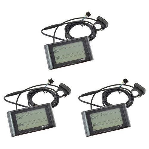 3X SW900 Ebike LCD Display 36V E-Bike LCD Meter Panel Display for Electric Bike Computer Ebike Accessories