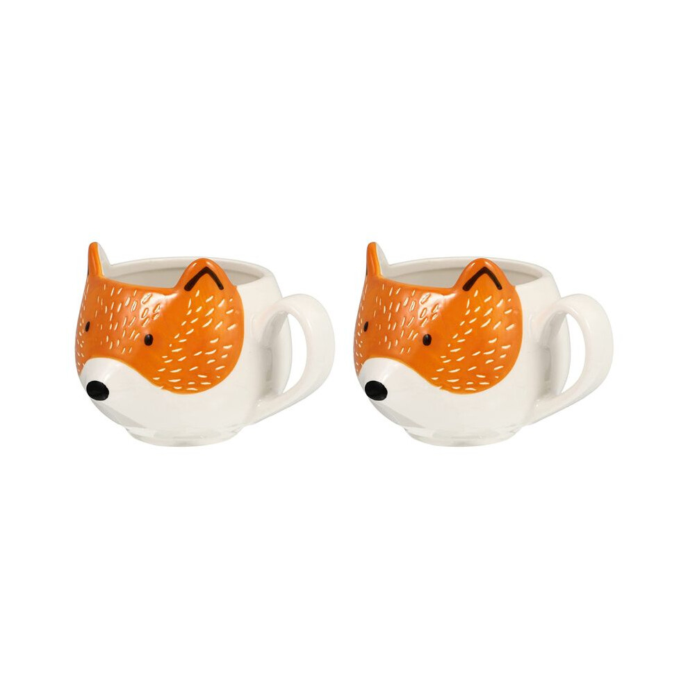 Typecat 2X Ceramic Coffee Cup Cartoon Shaped Cup Animal Pattern Home Kitchen Office Juice Milk Cup