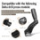 2X Drill Press Table Elevation Crank Handle P/N 1344258 for Drill Press Table,14.5mm (9/16inch) Diameter Elevating Shaft 3