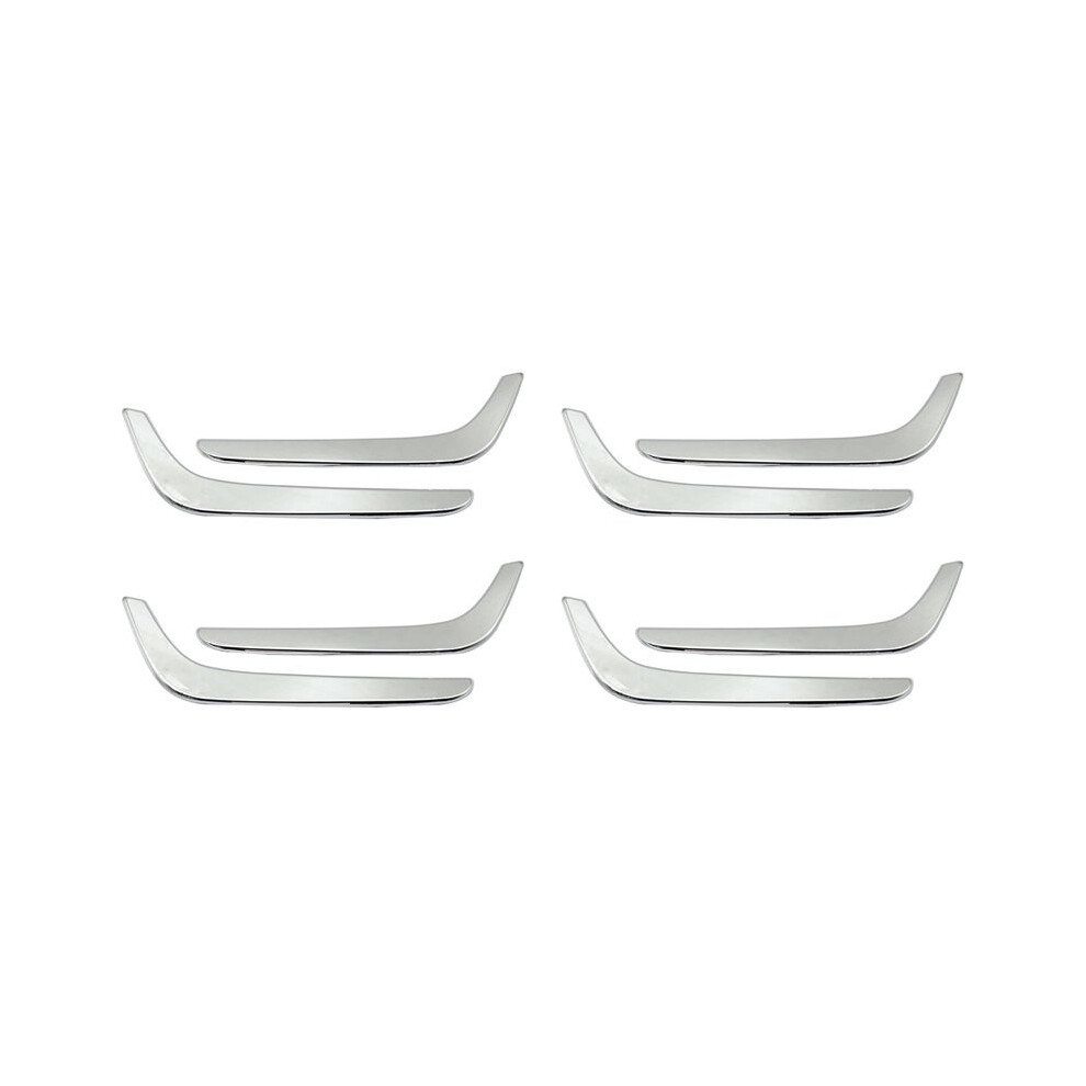 8X Front Fog Lower Cover Eyelid Trim Chrome For Cr-V Crv 2017 2018 2019 Light 6033693438632
