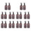 20 Pack Foaming Soap Dispenser 15Oz Refillable Foam Liquid Hand Soap Empty Plastic Pump Bottle Container - Brown 450Ml 1