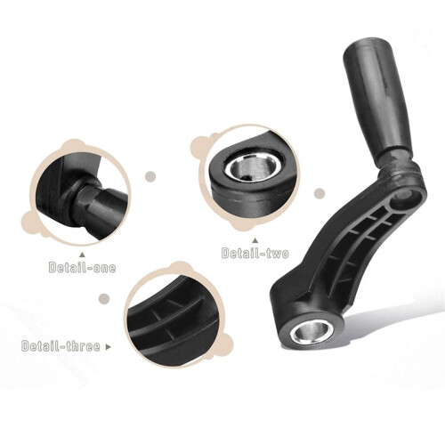 5X Drill Press Table Elevation Crank Handle P/N 1344258 for Drill Press Table,14.5mm (9/16inch) Diameter Elevating Shaft 2