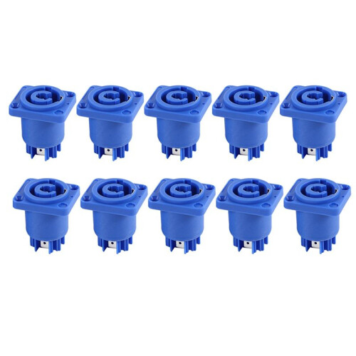40PCS Powercon Connector 3 Pins 20A 250V Power Speaker Panel Socket Female for LED Screen Stage Lighting, 1