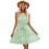 Sleeveless Backless Ruffle Dress Green XL 1