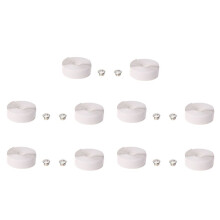 10X Road Bike Bicycle Cork Handlebar Bar Grip Wrap Tape + 10 Bar Plugs-White