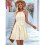 Sleeveless Backless Ruffle Dress Apricot M 9