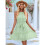 Sleeveless Backless Ruffle Dress Green XL 9