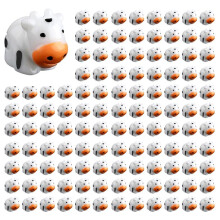 120pcs Cute Cows Figurines, Tiny Miniature Resin Cow Cow Ornaments Resin Animals for Landscape House DIY