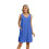 Sommar Beach Vacation Dress för Damer Mörkblå M 1