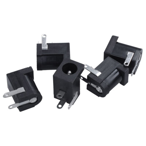 20 Pièces  5.5Mmx2.1Mm Power Jack Socket Female Panel Mount Connector 1