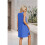 Sommar Beach Vacation Dress för Damer Mörkblå M 7
