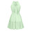 Sleeveless Backless Ruffle Dress Green XL 3