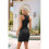 Scoop Neck Summer Dresses Black XL 2