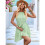 Sleeveless Backless Ruffle Dress Green XL 8