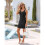 Scoop Neck Summer Dresses Black XL 8
