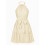 Sleeveless Backless Ruffle Dress Apricot S 4