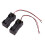 2pcs Black 2-Layers 4 x 1.5V AAA Battery Holder Case Box w Wire Leads 1