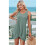 Dam Strandmode Twisted Dress Grön M 6